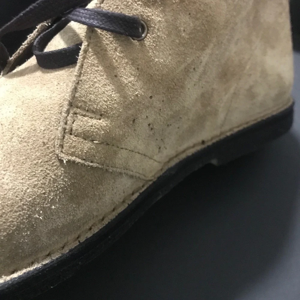 Saint Laurent Oran Chukka in Tan Suede Boots - Picture 10 of 14